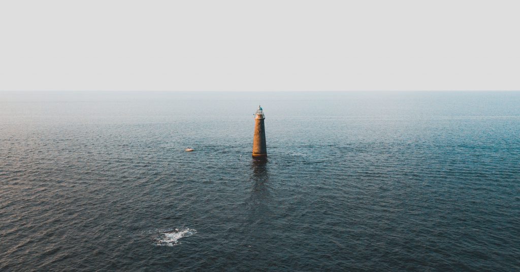 orange lighthouse