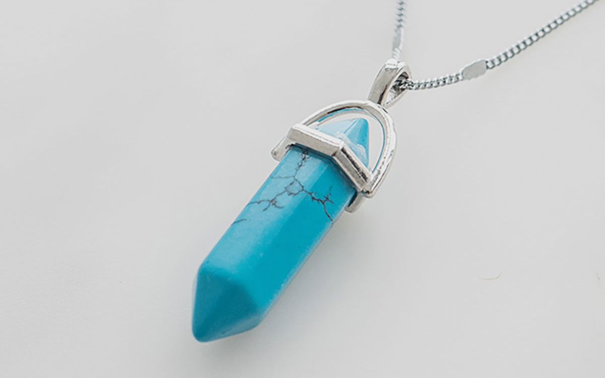 blue pendant