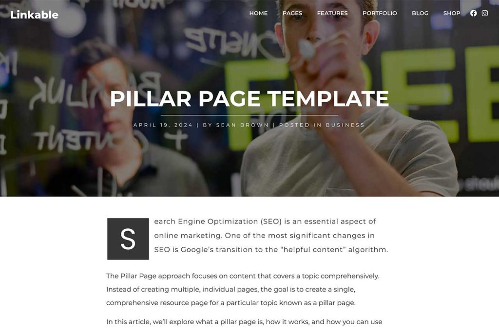 Pillar Page Template